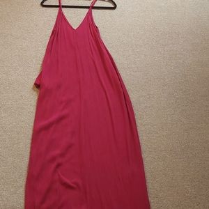 Worn once lovely red Maxi dress
